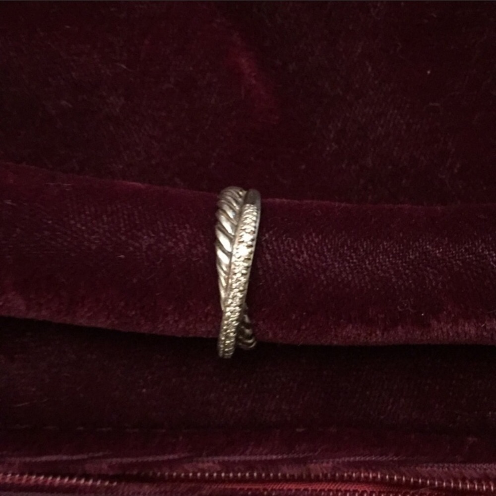 David Yurman Crossover ring, Size 7